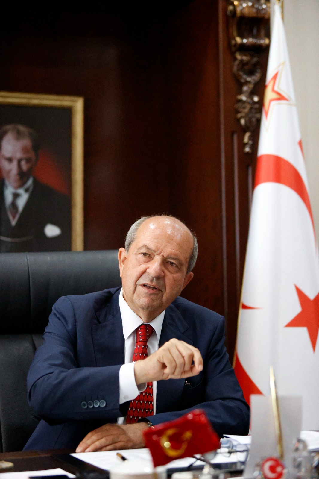 Cumhurbaşkanı Ersin Tatar: "Güney Kıbrıs, 50 yıldır barışın olduğu Ada'yı tehlikeye atıyor"