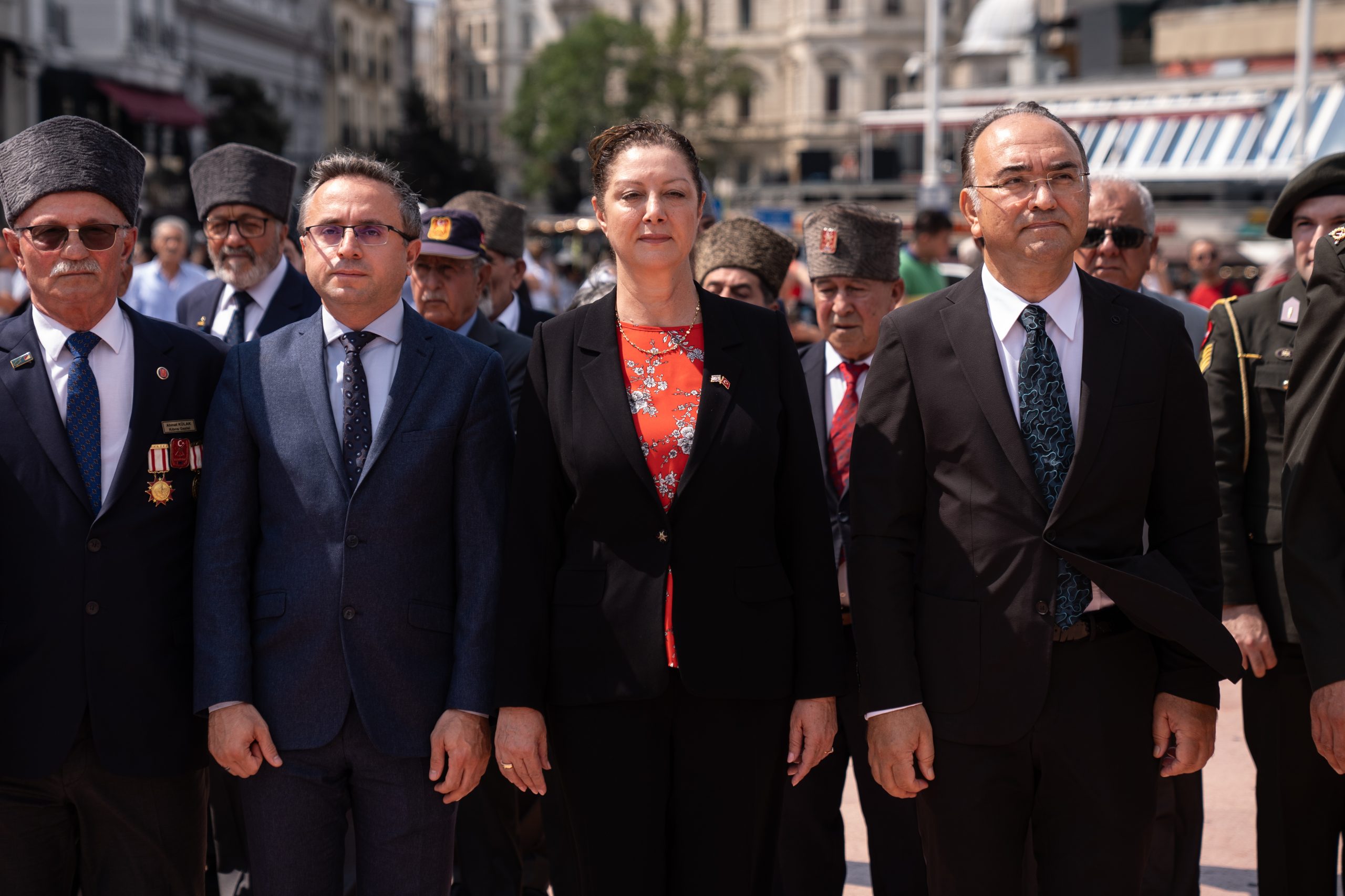 İstanbul'da, Kıbrıs Barış Harekatı'nın 50. yıl dönümü dolayısıyla tören düzenlendi