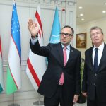 Başbakan Ünal Üstel, TÜRKPA Genel Sekreteri Ramil Hasan ile bir araya geldi